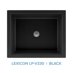 Lexicon Platinum V330 Quartz Composite Rectangle Vanity Sink
