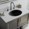 Lexicon Platinum V210 Quartz Composite Oval Vanity Sink