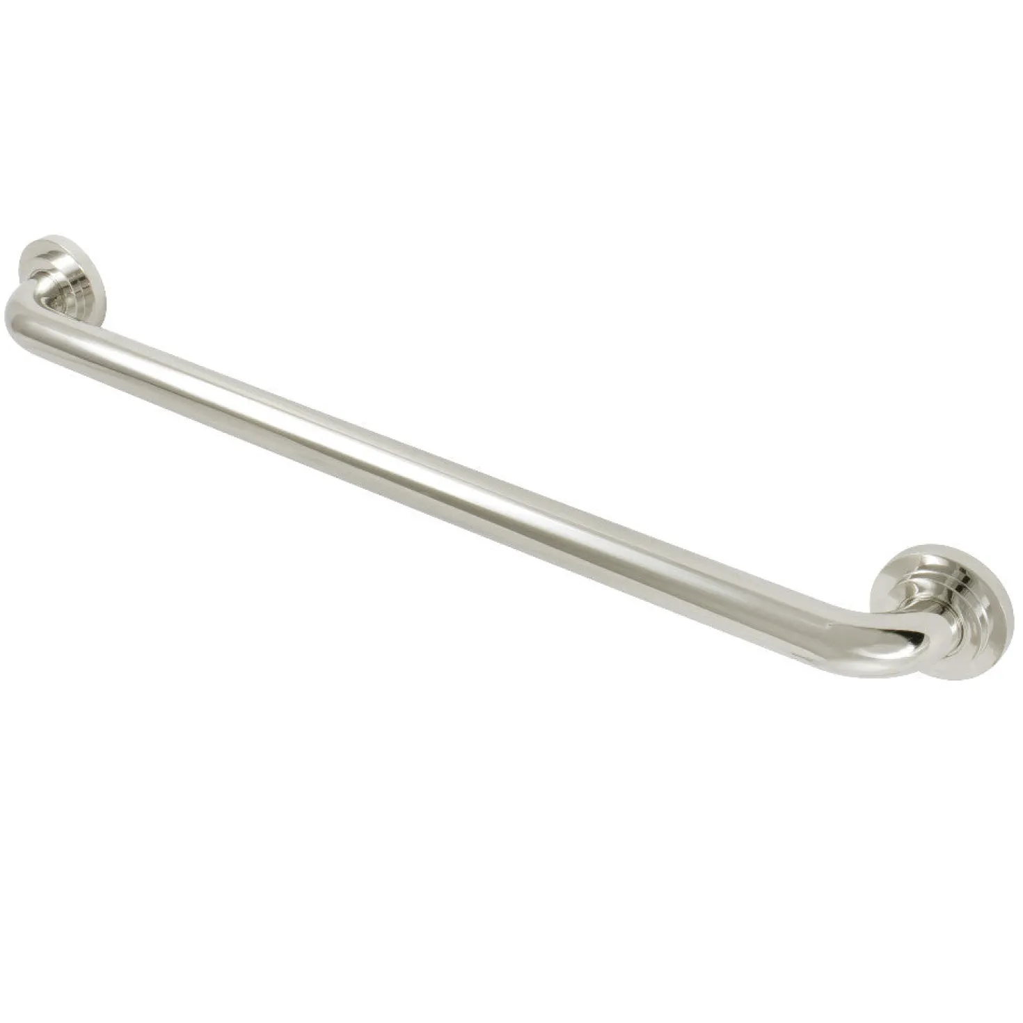 Manhattan 24" Brass Decorative Grab Bar in Polished Nickel