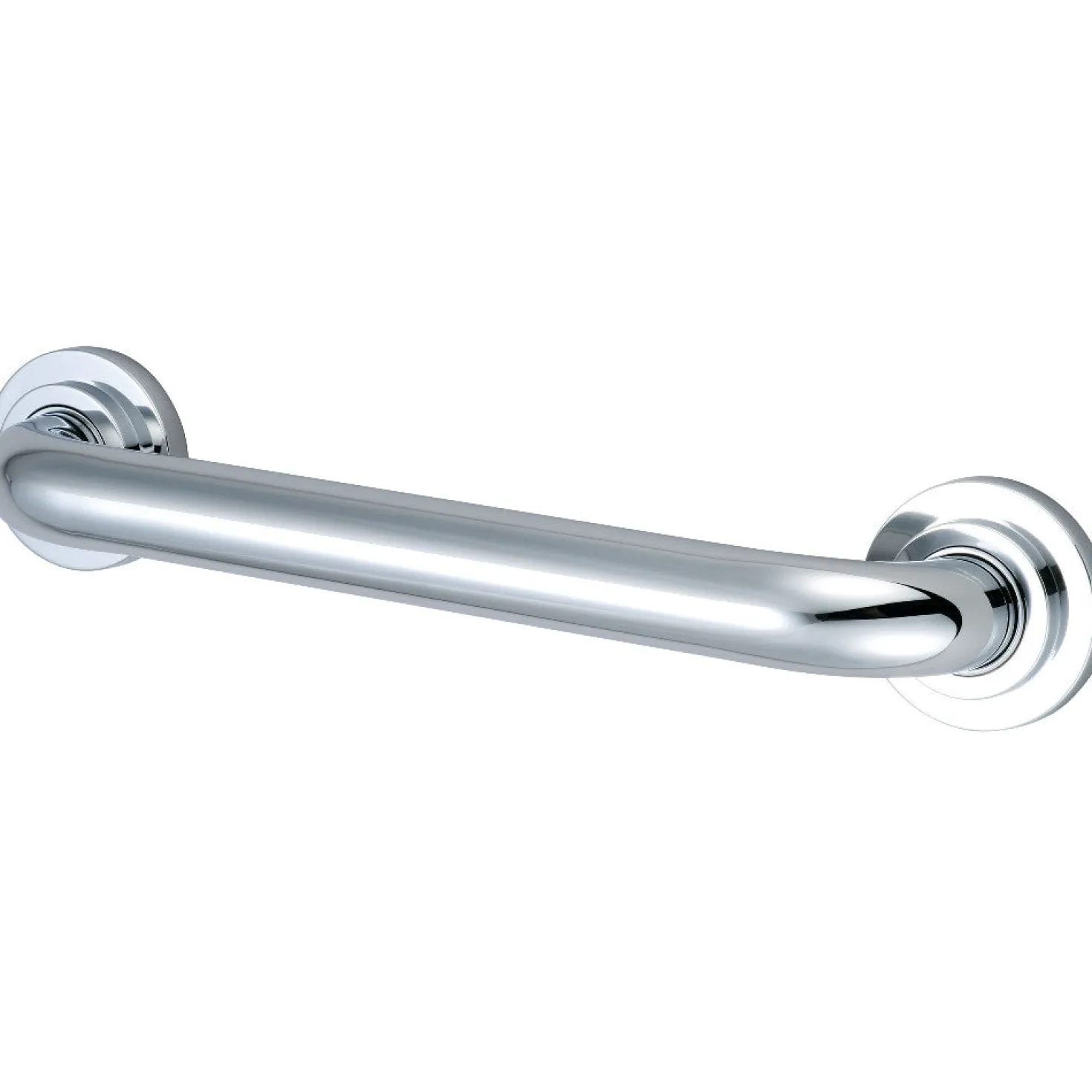 Manhattan 36" Brass Decorative Grab Bar in Polished Chrome