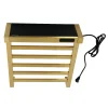 Markus Wall Mount Plug-In Towel Warmer in Brushed Brass