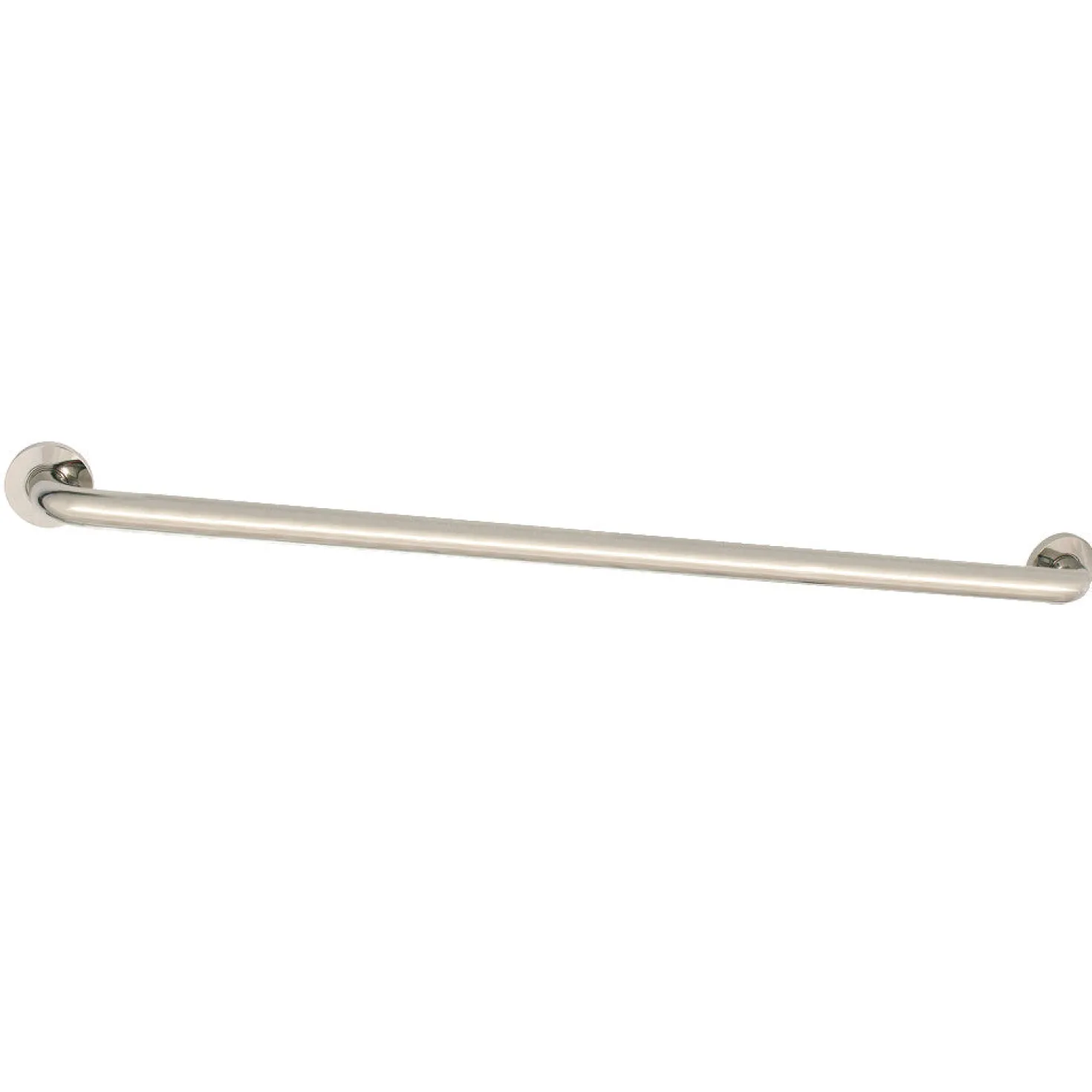 Meridian 36" Brass ADA Grab Bar in Polished Nickel