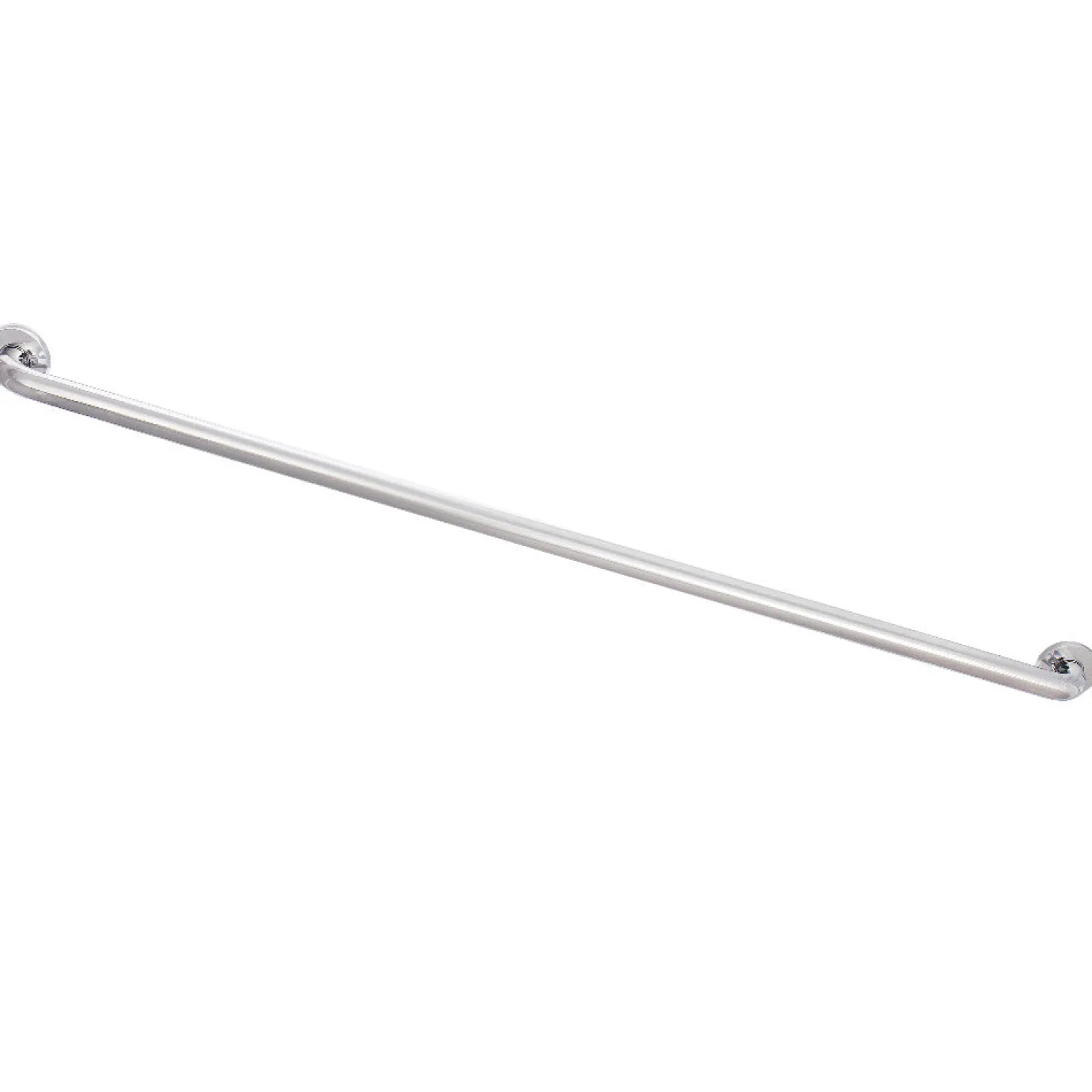 Meridian 48" Brass ADA Grab Bar in Polished Chrome
