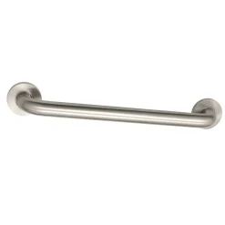 Meridian 16" Brass ADA Grab Bar in Brushed Nickel