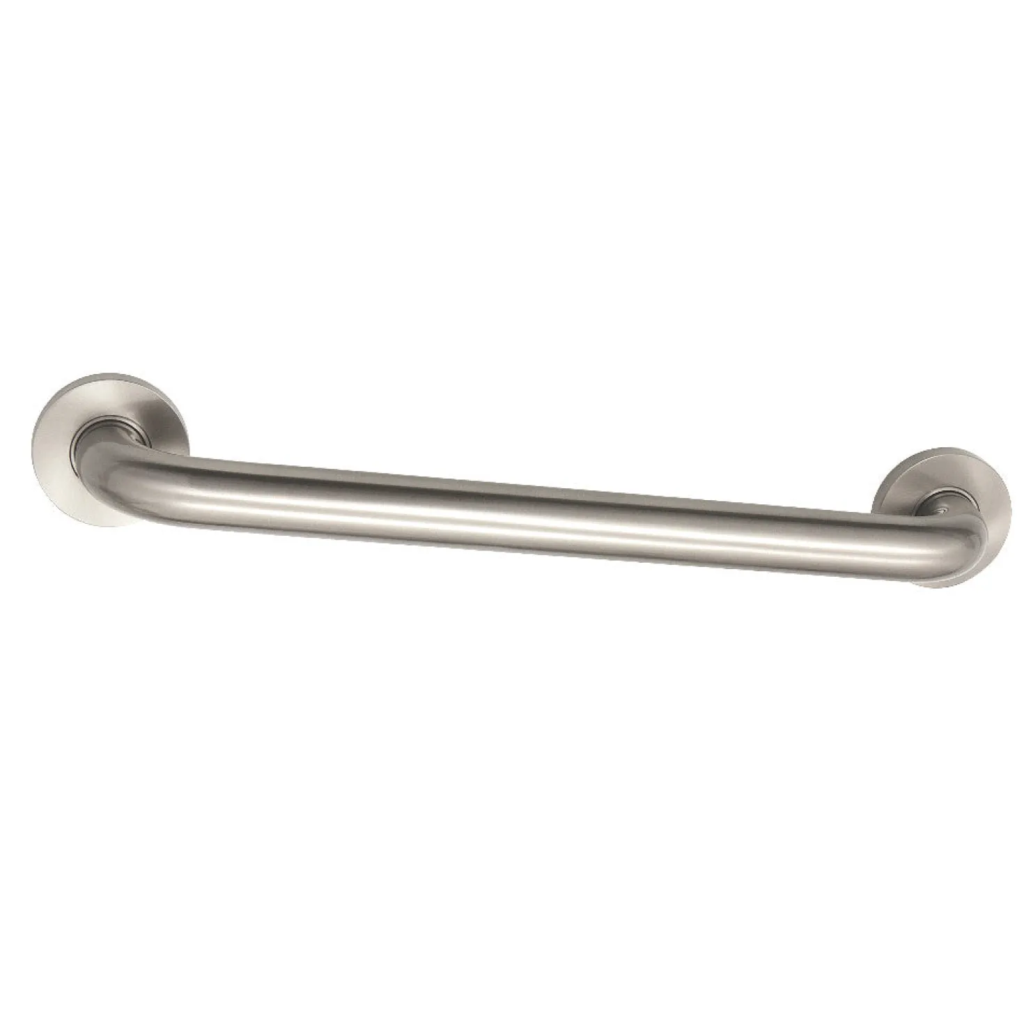 Meridian 16" Brass ADA Grab Bar in Brushed Nickel
