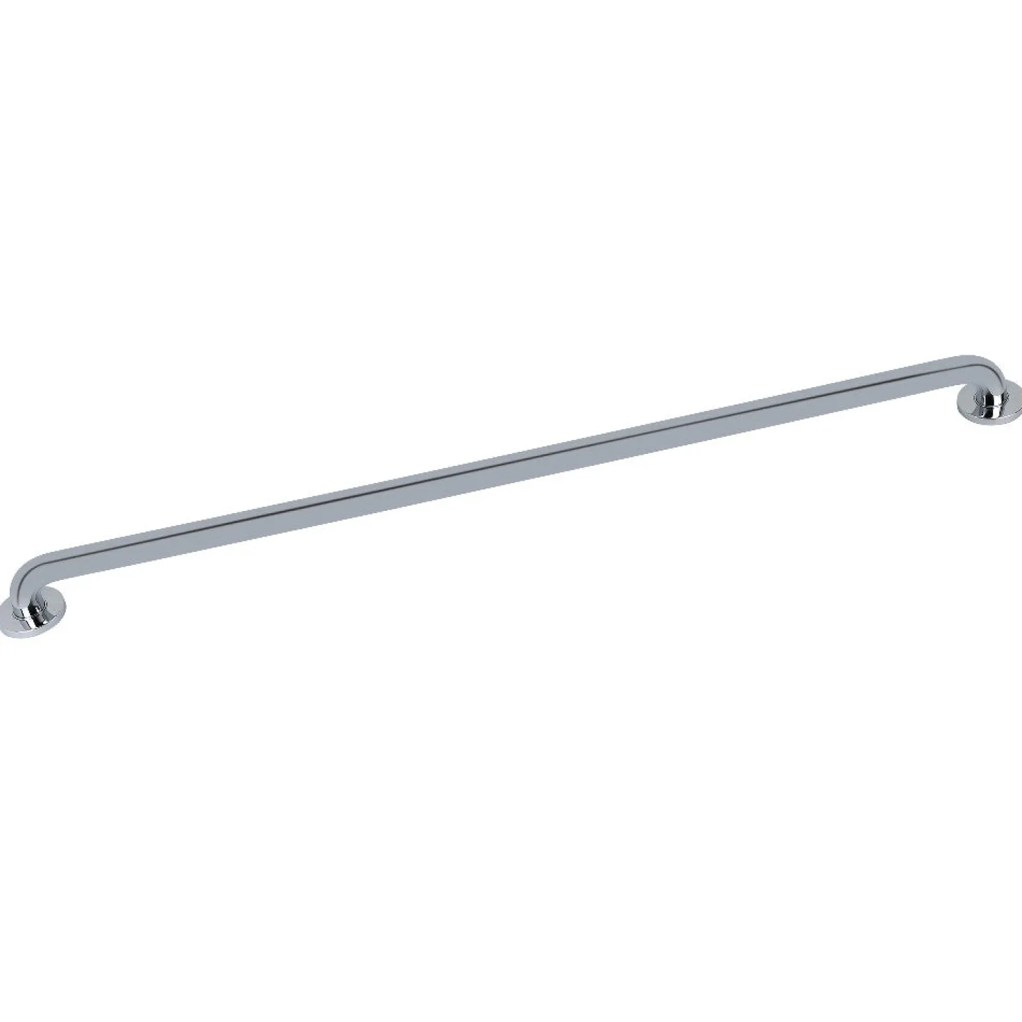Meridian 42" Brass ADA Grab Bar in Polished Chrome