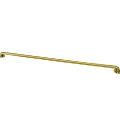 Meridian 54" Brass Grab Bar in Brushed Brass