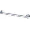 Metropolitan 36" Brass Decorative Grab Bar in Polished Chrome