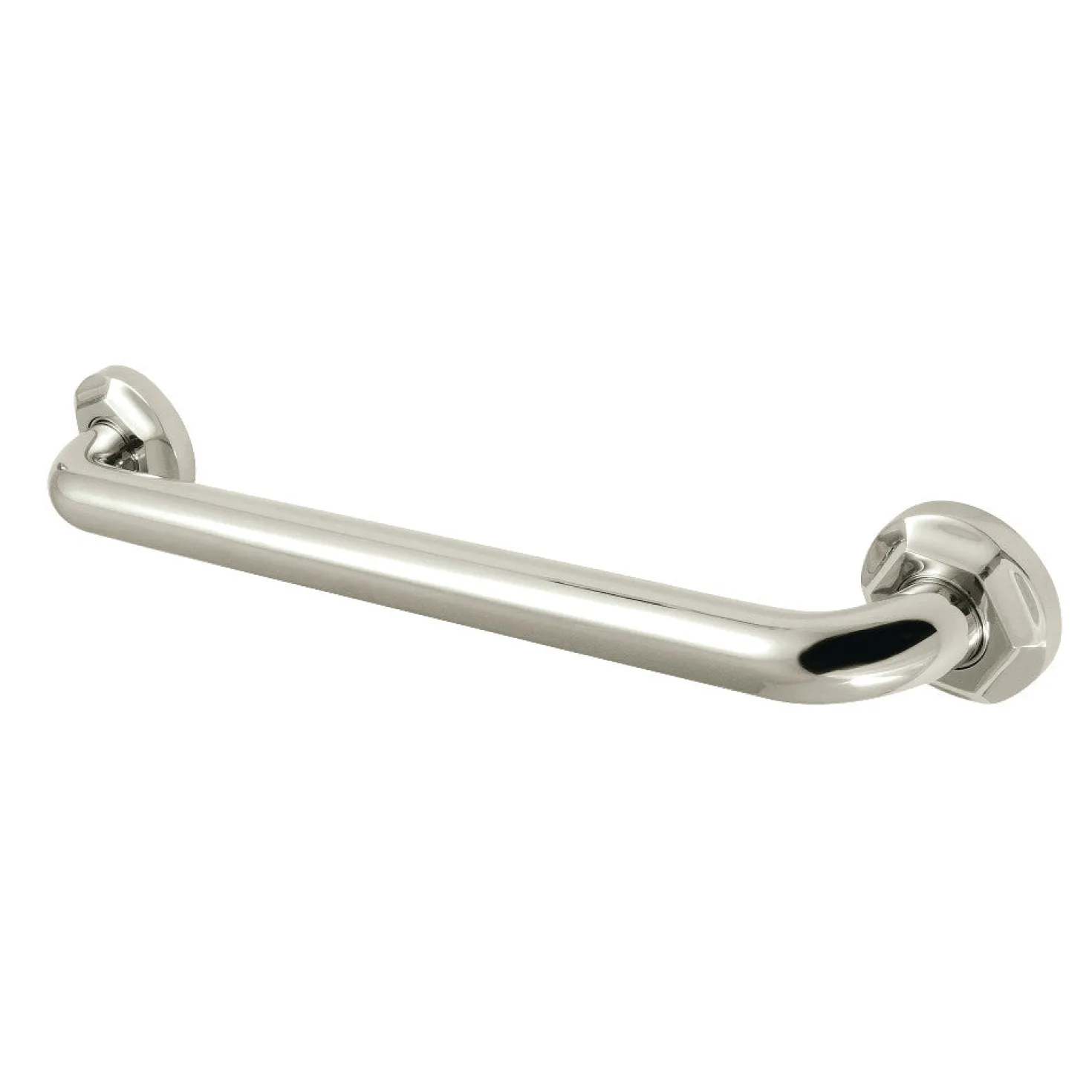 Metropolitan 18" Brass Decorative Grab Bar in Polished Nickel