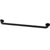 Metropolitan 32" Brass Decorative Grab Bar in Matte Black