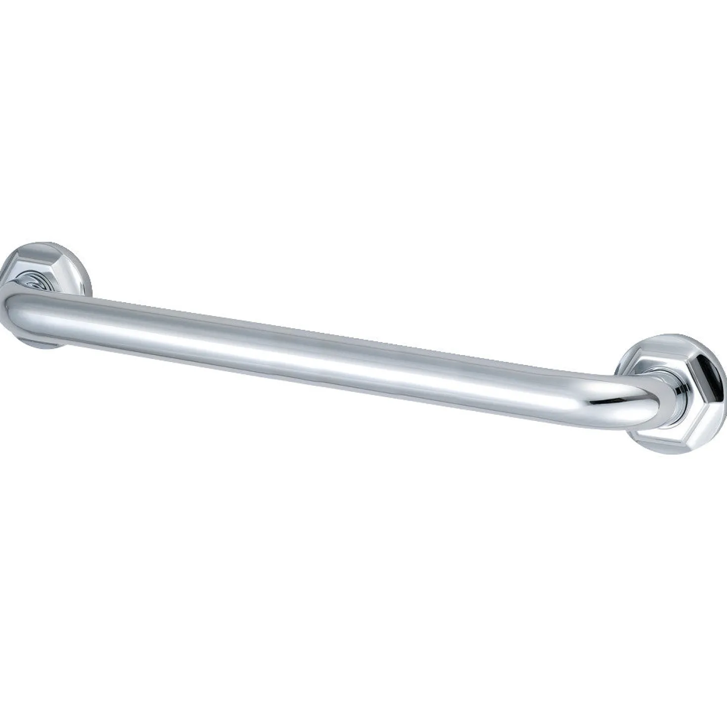 Metropolitan 30" Brass Decorative Grab Bar in Polished Chrome