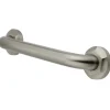 Metropolitan 30" Brass Decorative Grab Bar in Brushed Nickel