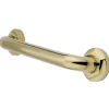 Metropolitan 16" Brass Decorative Grab Bar in Polished Brass