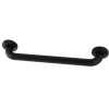 Metropolitan 16" Brass Decorative Grab Bar in Matte Black