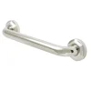 Metropolitan 12" Brass Decorative Grab Bar in Polished Nickel