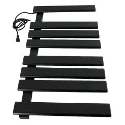 Metzinger Wall Mount Plug-In Towel Warmer in Matte Black