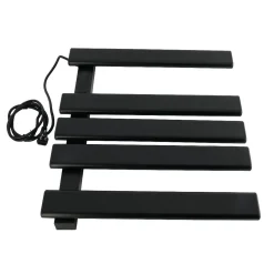 Metzinger Wall Mount Plug-In Towel Warmer in Matte Black