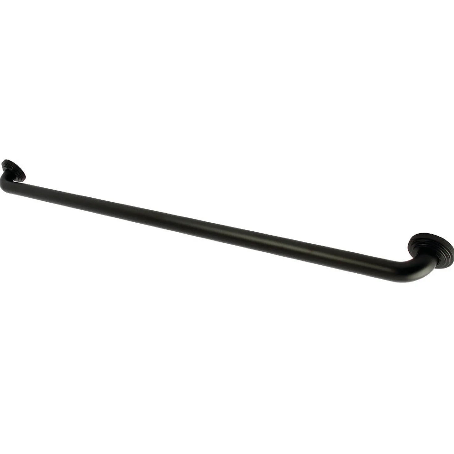 Milano 42" Brass ADA Grab Bar in Matte Black