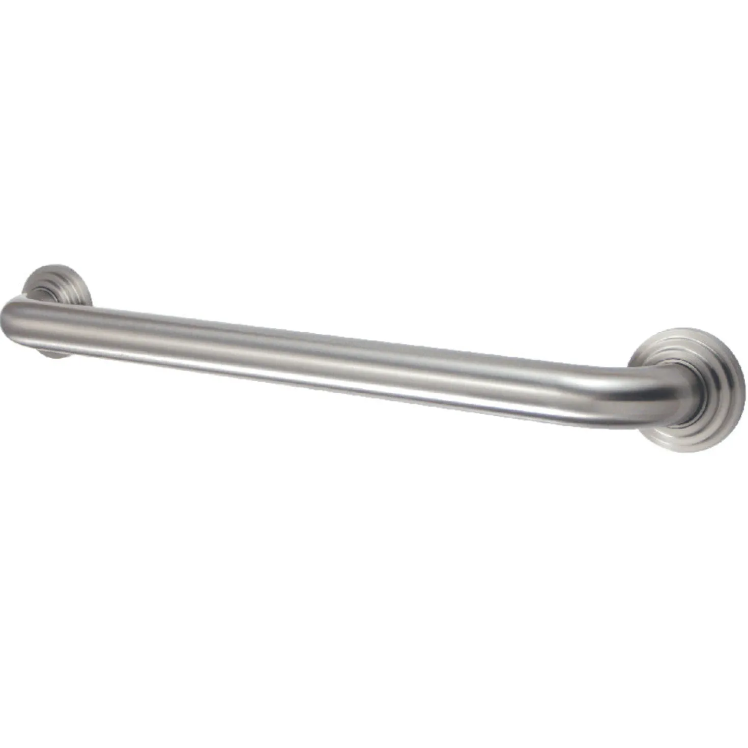 Milano 18" Brass Decorative Grab Bar in Brushed Nickel