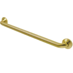 Milano 24" Brass Decorative Grab Bar in Brushed Brass