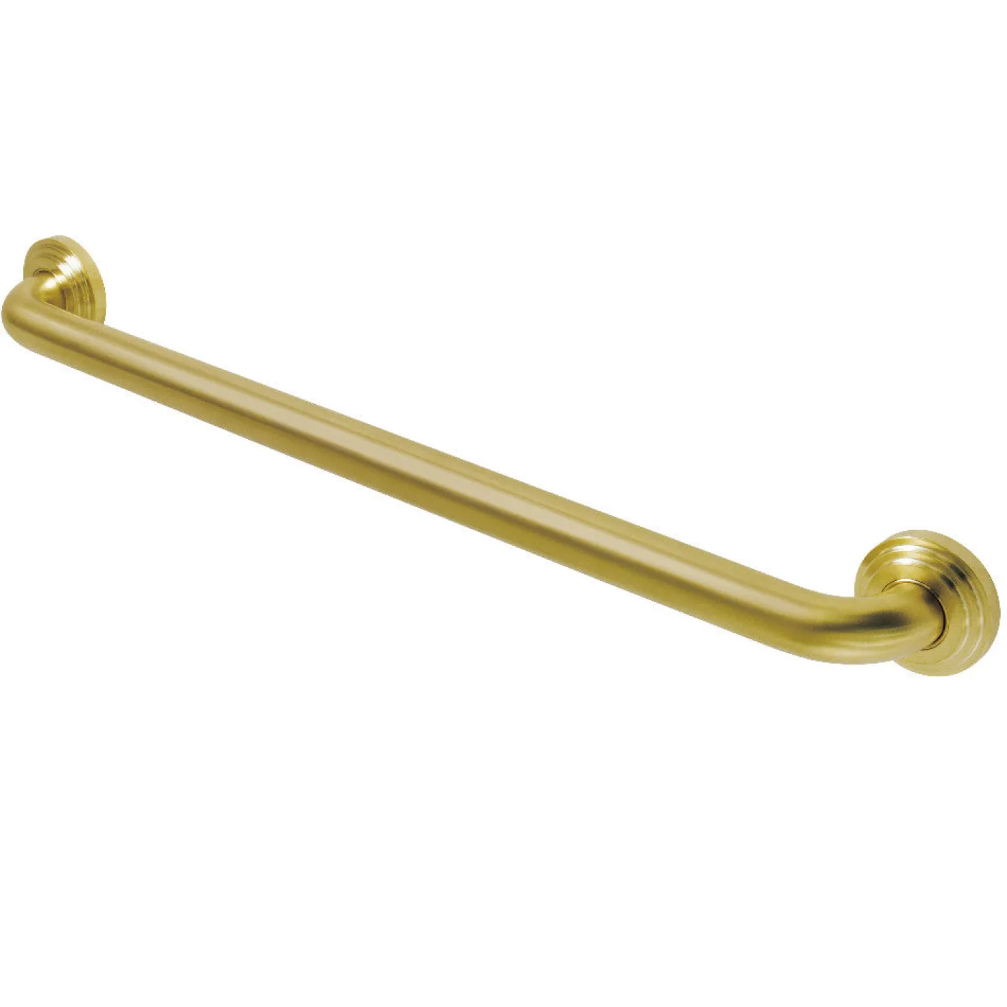 Milano 24" Brass Decorative Grab Bar in Brushed Brass