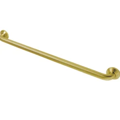 Milano 30" Brass Decorative Grab Bar in Brushed Brass