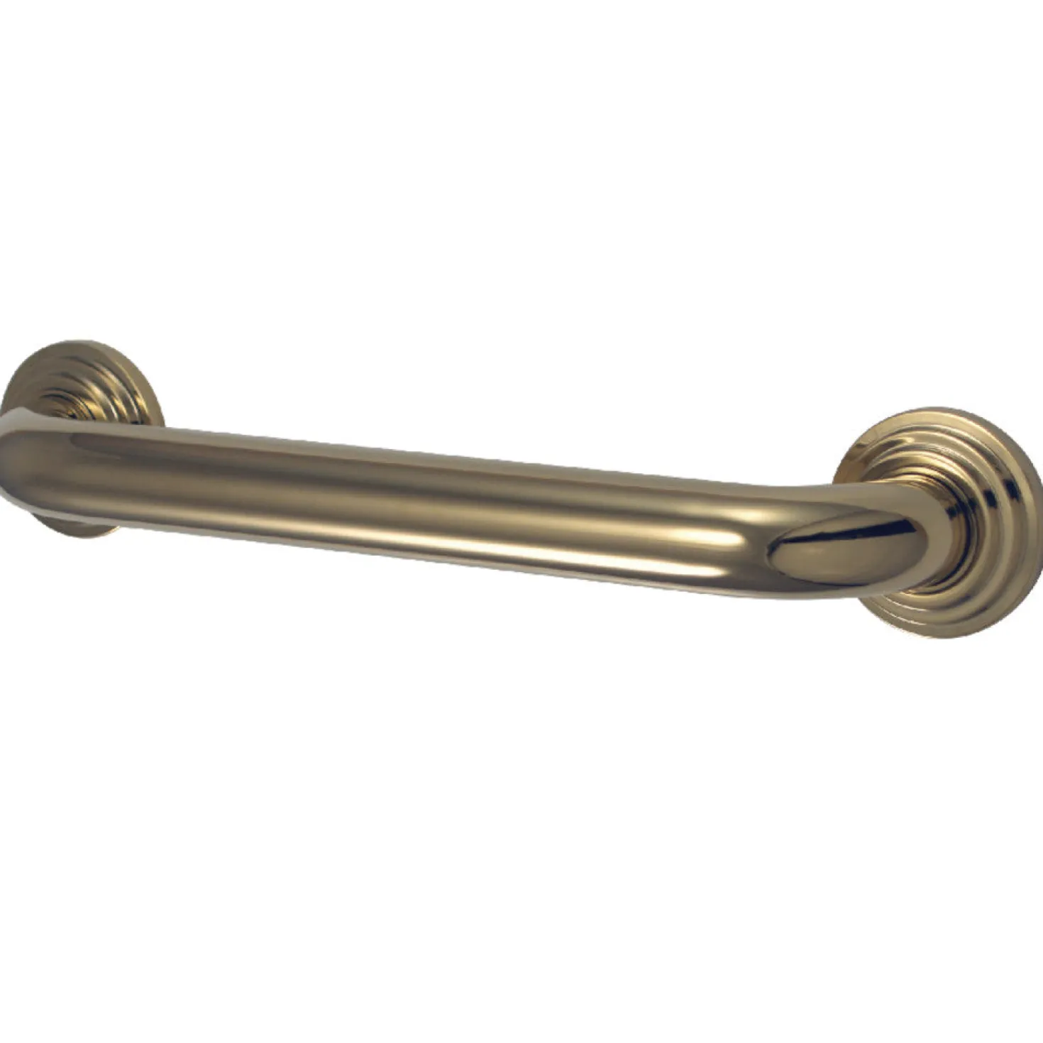 Milano 30" Brass Decorative Grab Bar in Polished Brass