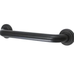 Milano 12" Brass Decorative Grab Bar in Oil Rubbed Bronze