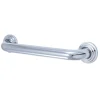 Milano 12" Brass Decorative Grab Bar in Polished Chrome
