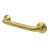 Milano 12" Brass Decorative Grab Bar in Brushed Brass