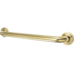 Milano 18" Brass Decorative Grab Bar in Polished Brass