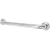 Milano 18" Brass Decorative Grab Bar in Polished Chrome