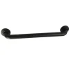 Milano 18" Brass Decorative Grab Bar in Matte Black