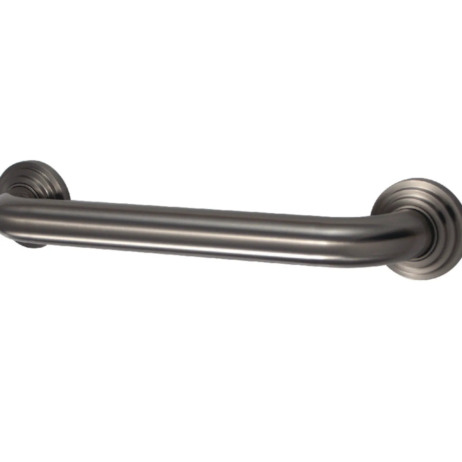 Milano 24" Brass Decorative Grab Bar in Brushed Nickel