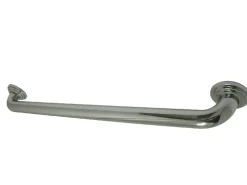 Milano 24" Brass Decorative Grab Bar in Polished Chrome