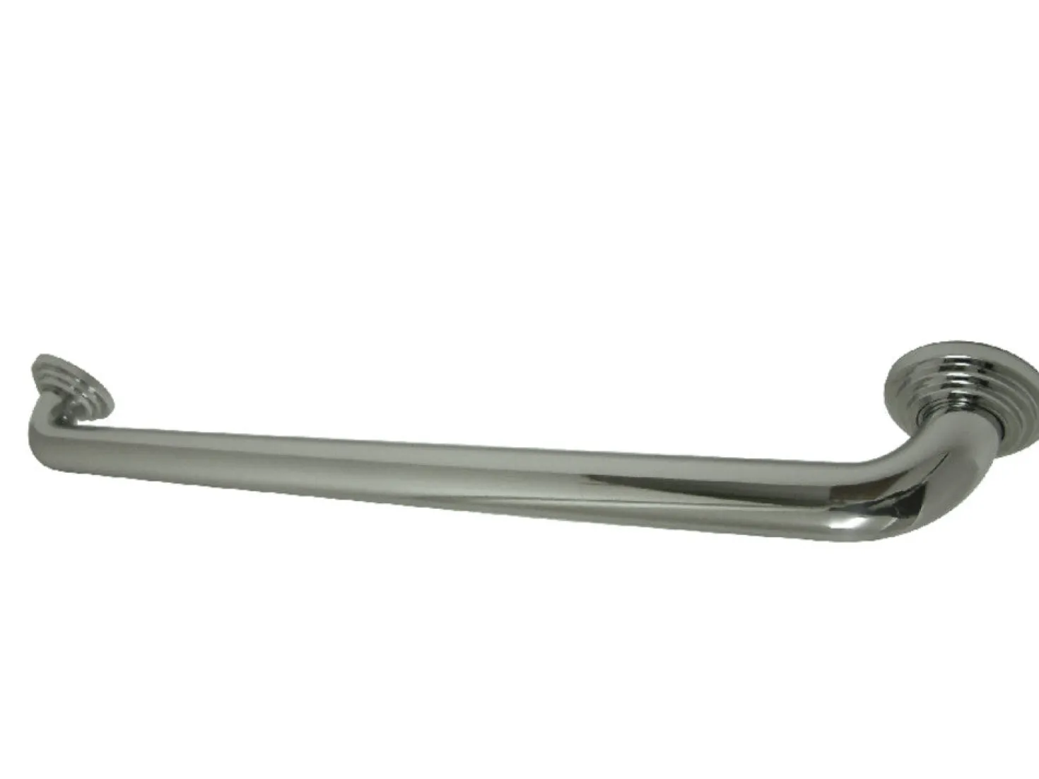 Milano 24" Brass Decorative Grab Bar in Polished Chrome