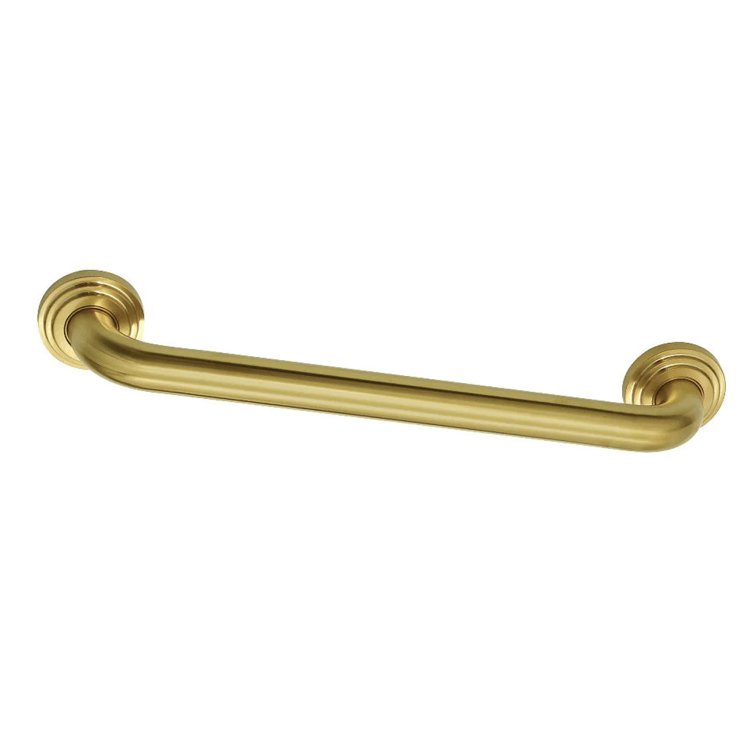 Milano 16" Brass Grab Bar in Brushed Brass