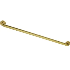 Milano 36" Brass Grab Bar in Brushed Brass