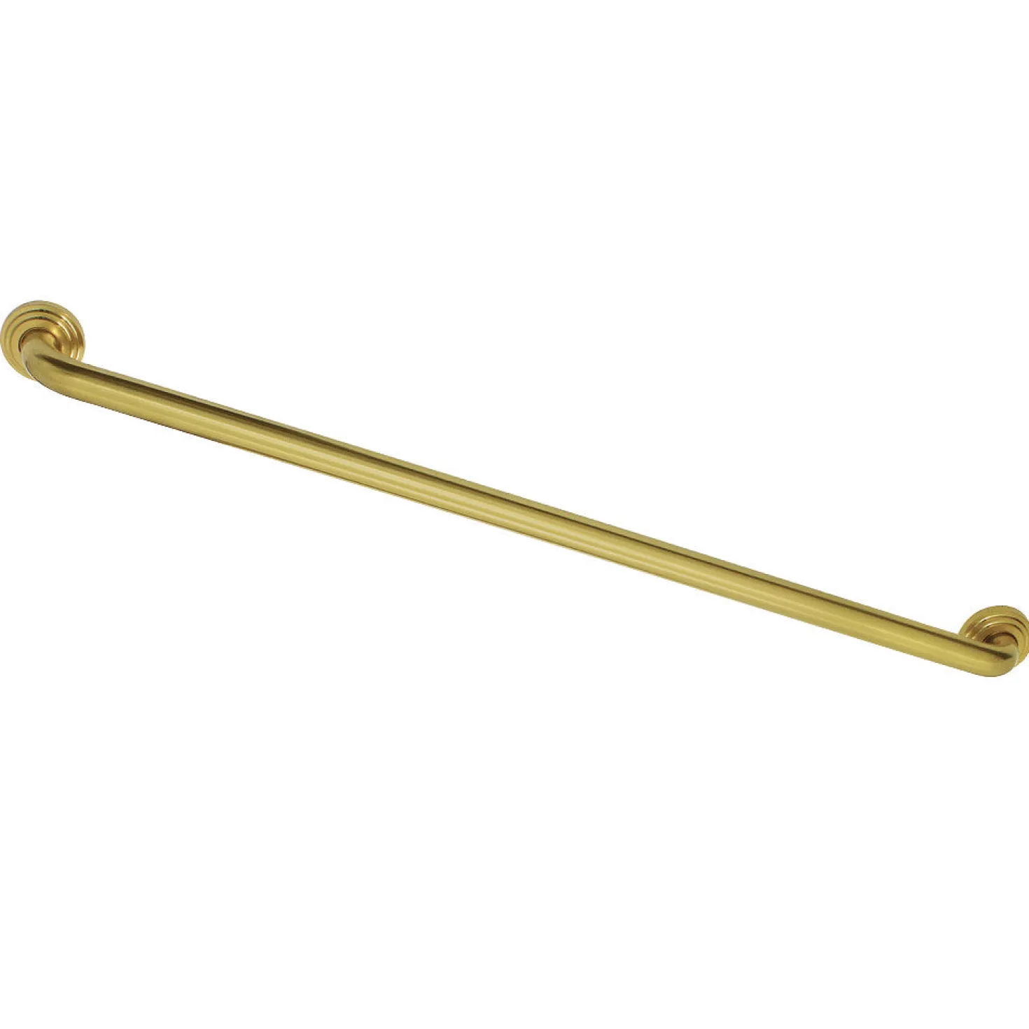 Milano 36" Brass Grab Bar in Brushed Brass