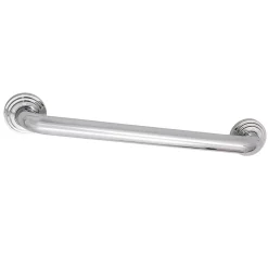 Milano 16" Brass Grab Bar in Polished Chrome