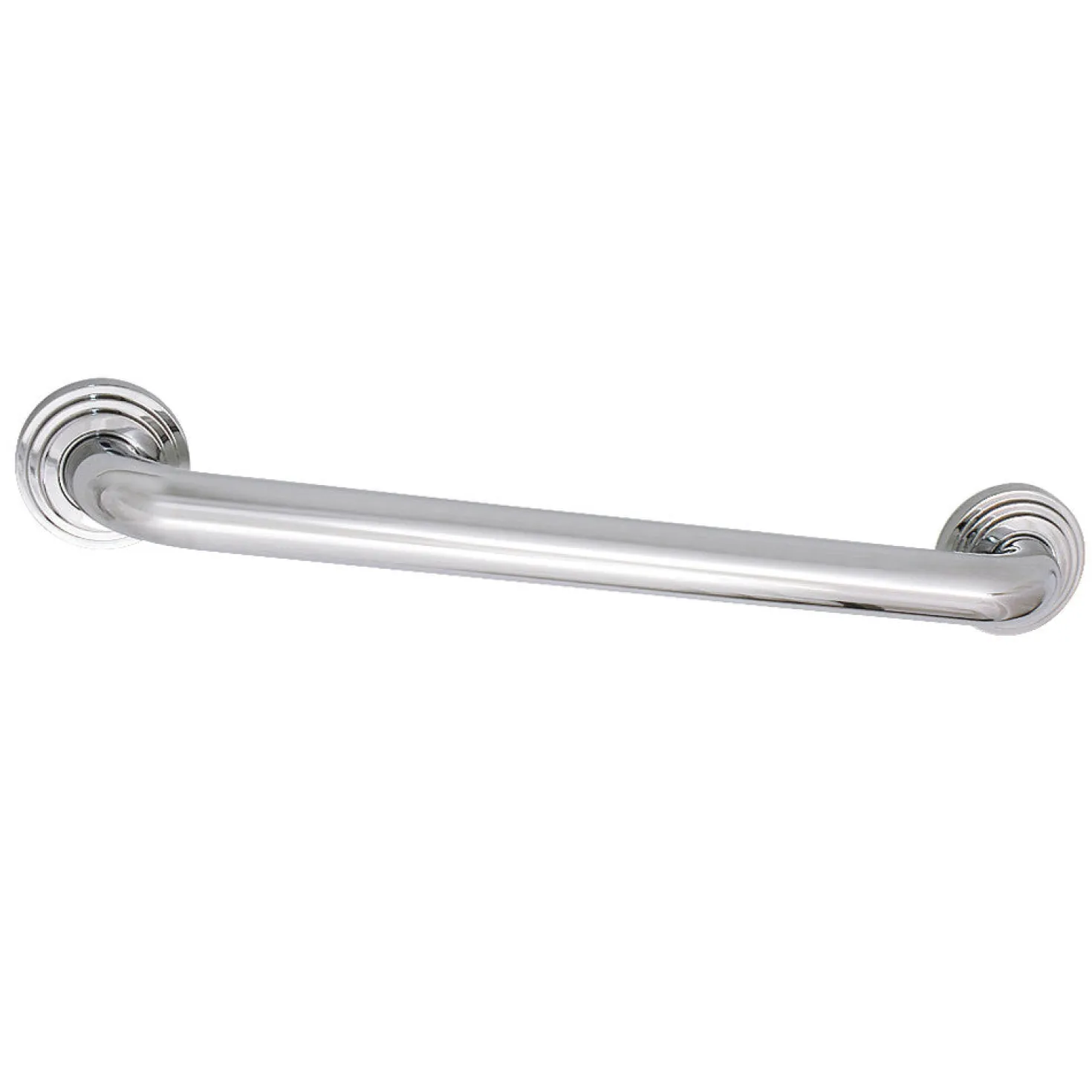 Milano 16" Brass Grab Bar in Polished Chrome