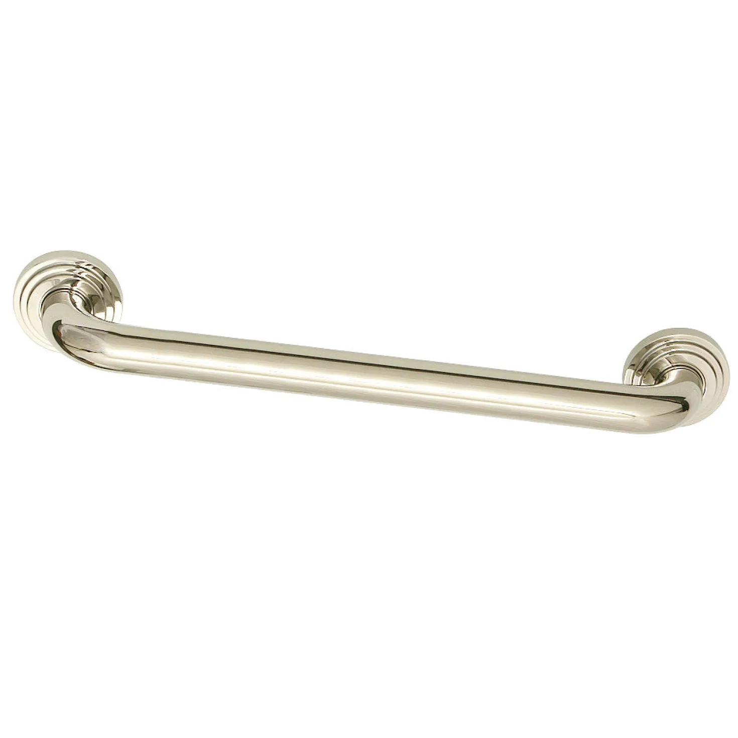 Milano 16" Brass Grab Bar in Polished Nickel