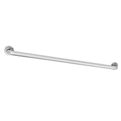 Milano 36" Brass Grab Bar in Polished Chrome