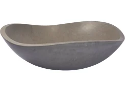 Molly Grey Marble Freeform Vessel Sink
