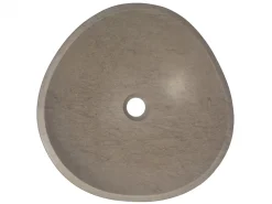 Molly Grey Marble Freeform Vessel Sink
