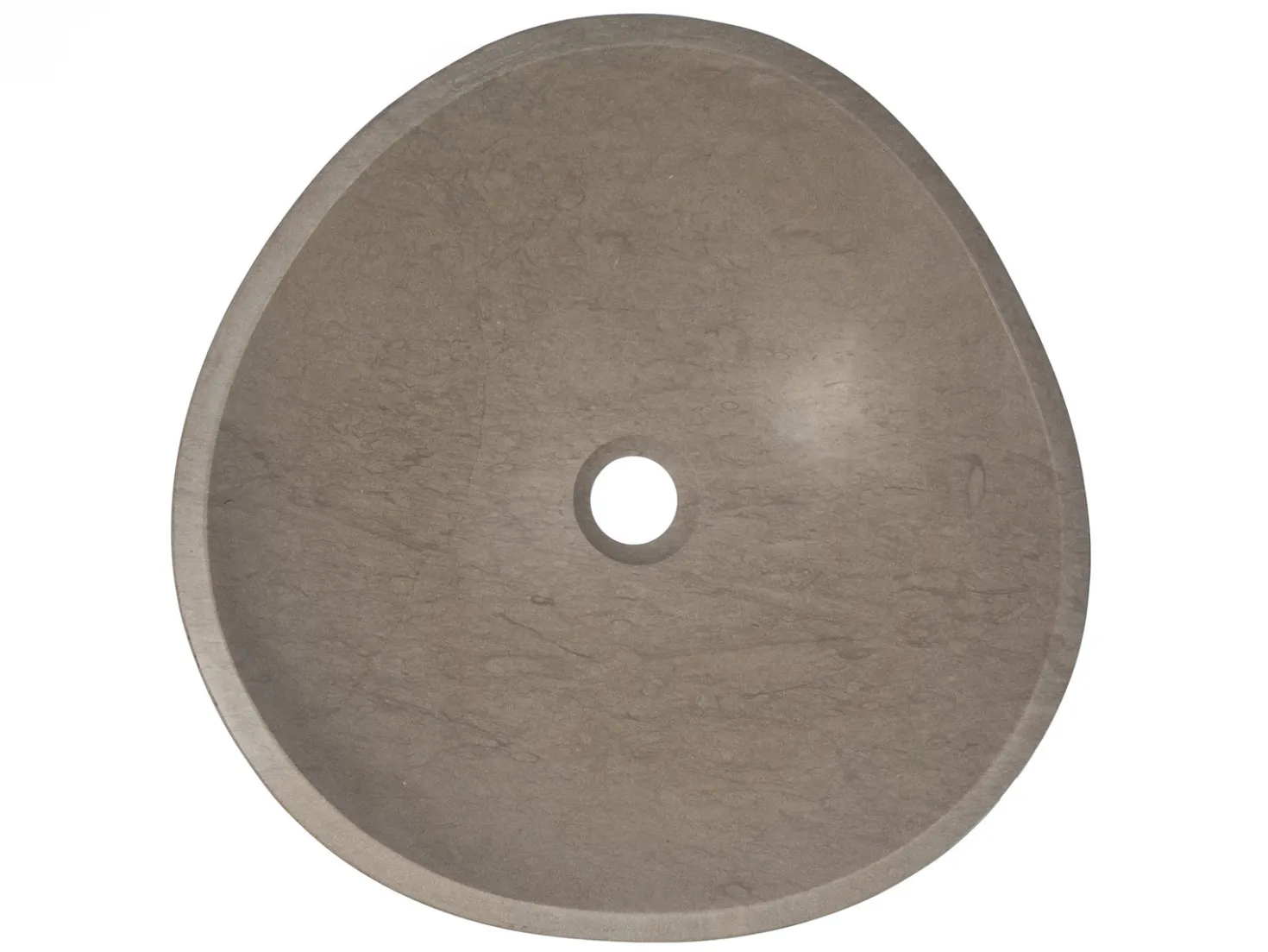 Molly Grey Marble Freeform Vessel Sink