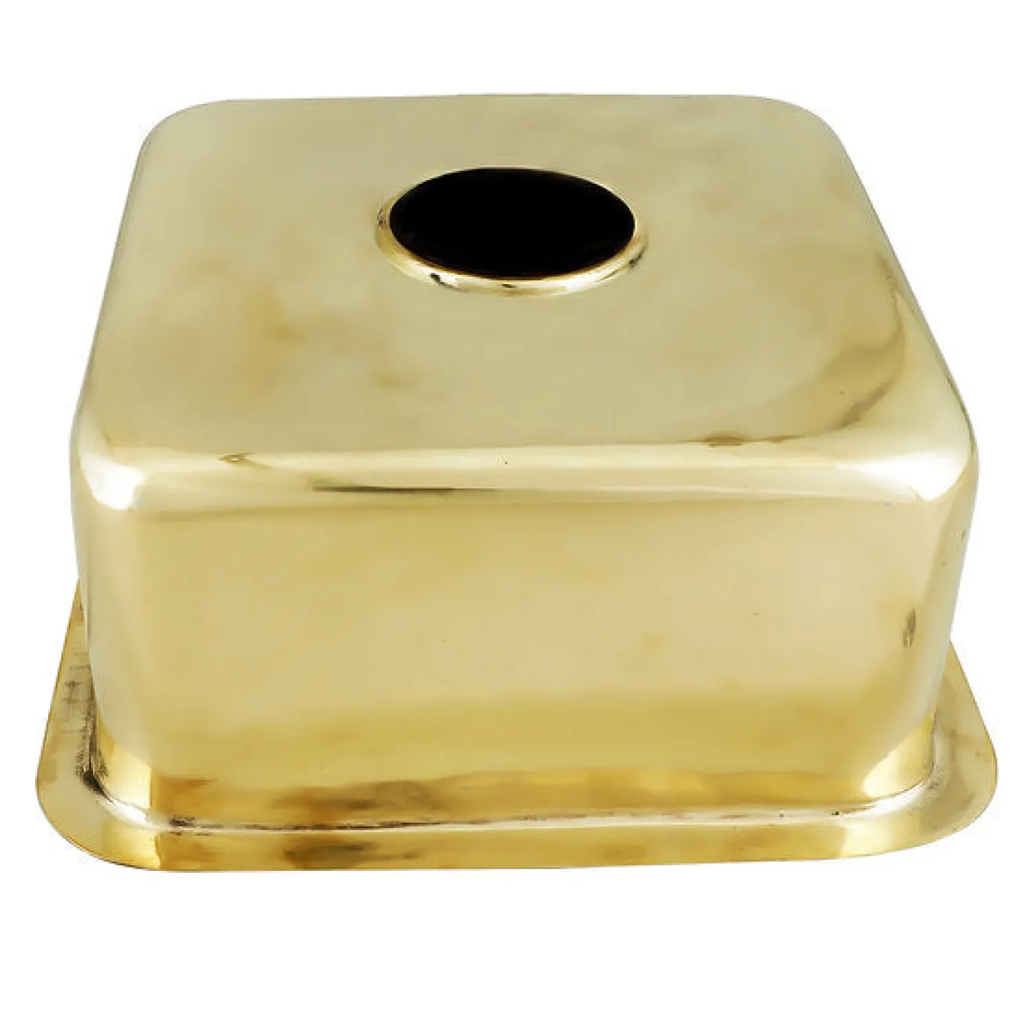 Nantucket Sinks 17" Bright Brass Bar Sink