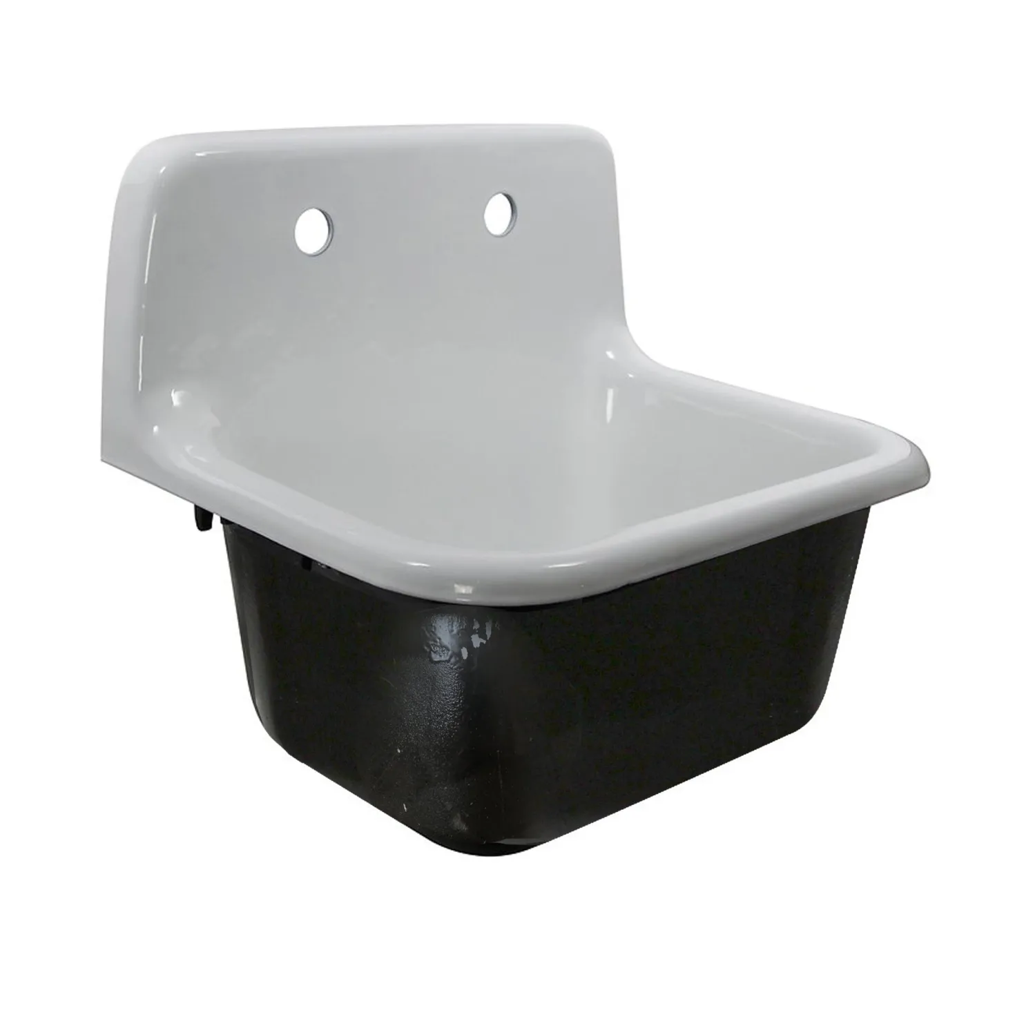 Nantucket Sinks 22" Cast Iron Wallmount Utility Sink