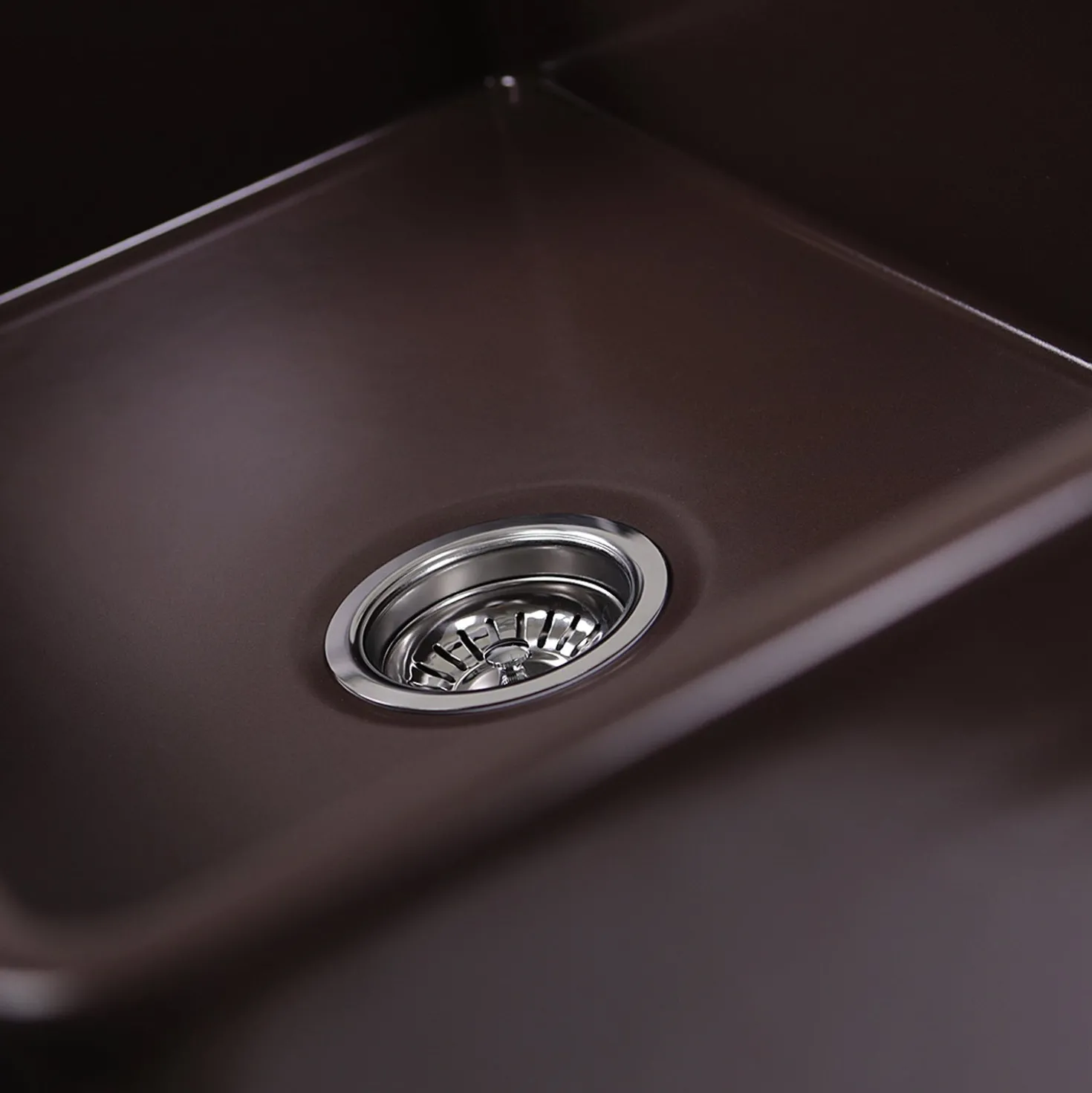 Nantucket Sinks 30" Coffee Brown Fireclay Farmhouse Kitchen Sink T-FCFS30CB
