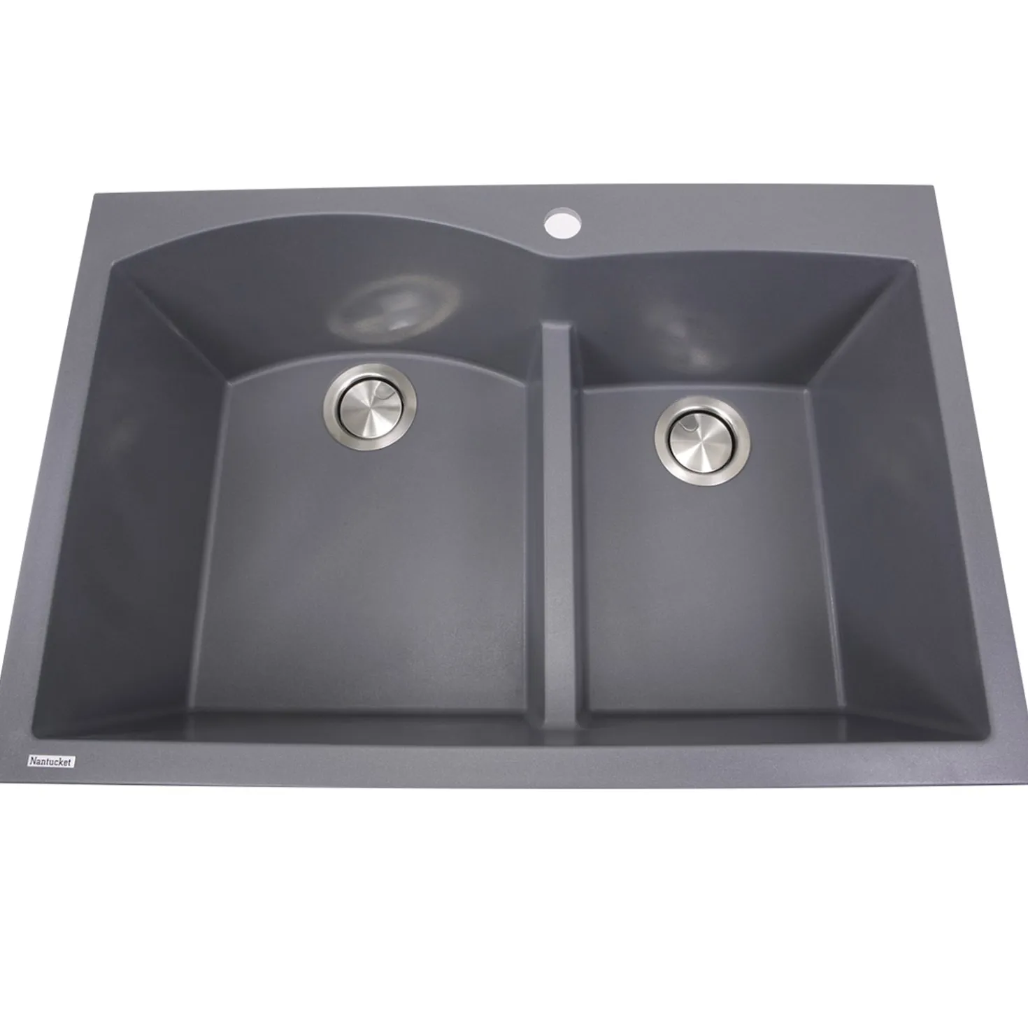 Nantucket Sinks 60/40 Double Bowl Dual-Mount Granite Composite